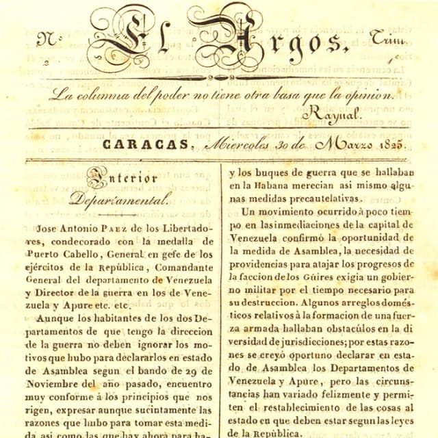 El Argos - 30 Marzo 1825 N°2