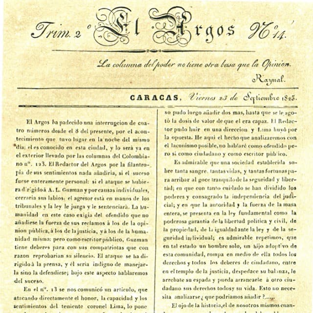 El Argos - 23 Septiembre 1825 N°14